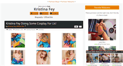 Desktop Screenshot of clubkristinafey.com